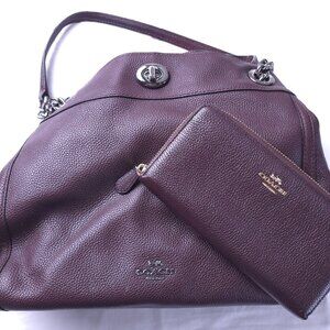 Coach Edie Bag & Matching Wallet